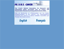 Tablet Screenshot of priore-cancer.com